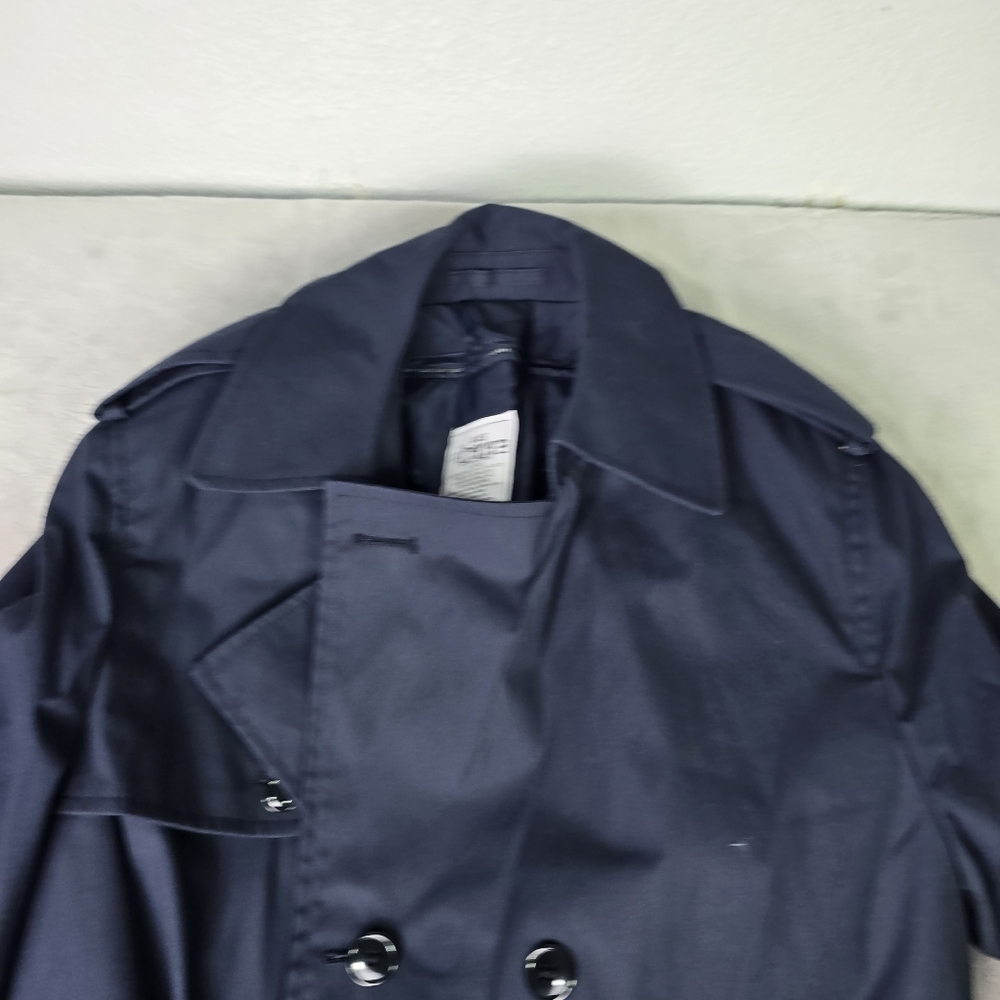 USAF Jacket Mens 44S Navy Blue Zip Removable Liner USGI 8405-01-175-2296 - Picture 3 of 7